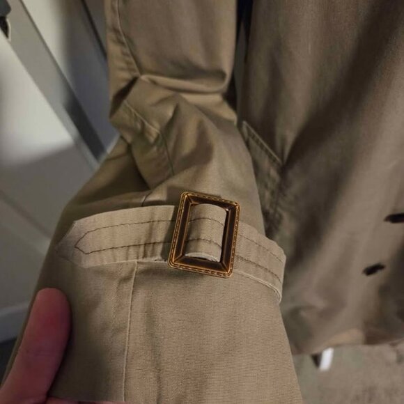 Vintage London Fog double breasted trench coat belted - Picture 5 of 10